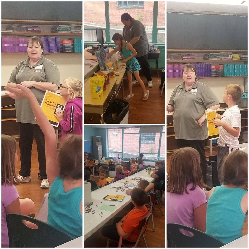 Healthy Nutrition today at Summer School with Mrs. Margie!