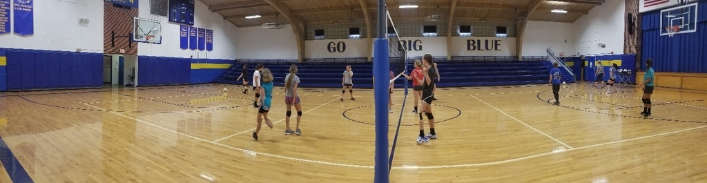 Day 3 of hs/ms volleyball camp