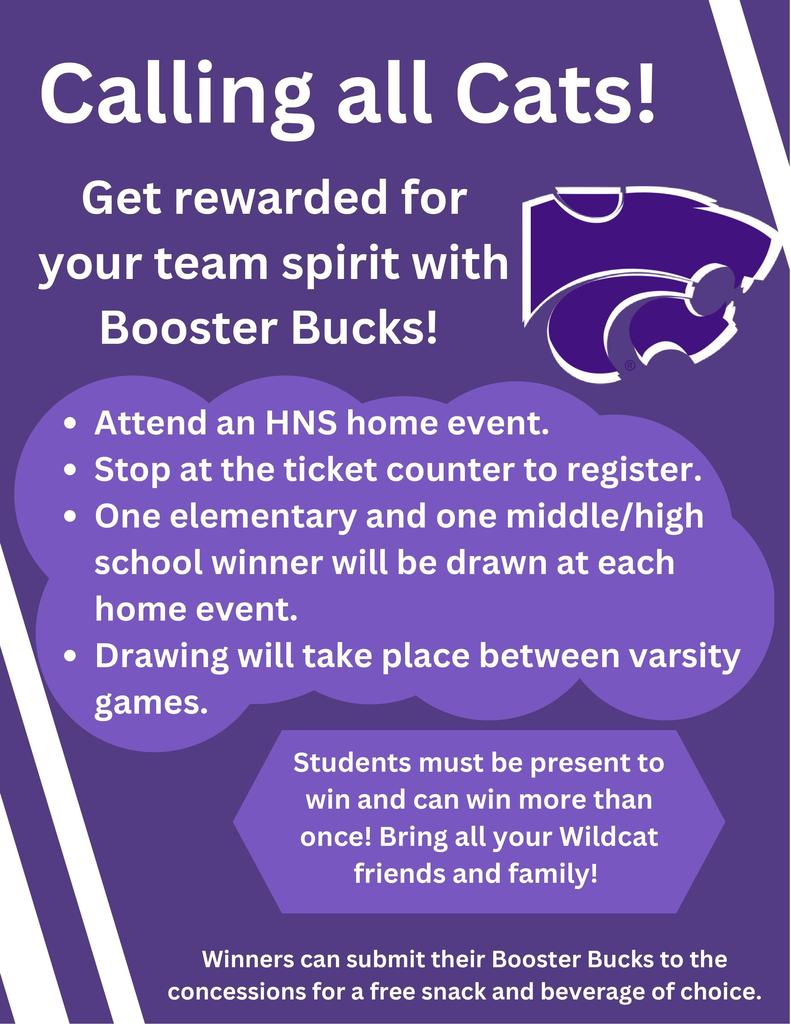 Booster Club Flyer