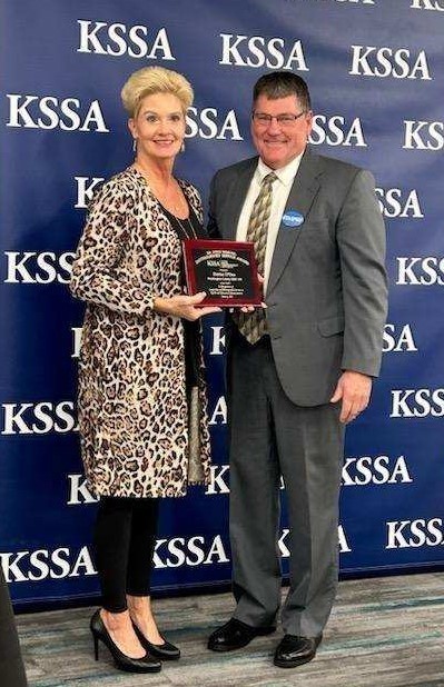 Ms. O'Dea received the Dr. Doug Moeckel Distinguished Service Award 1-18-2023