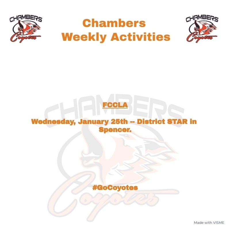 Weekly Activities