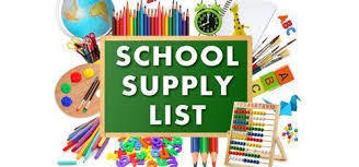 2019-2020 WES Supply List
