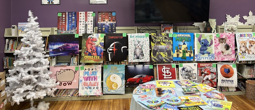 posters on display