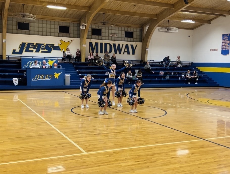 middle school cheer stunt