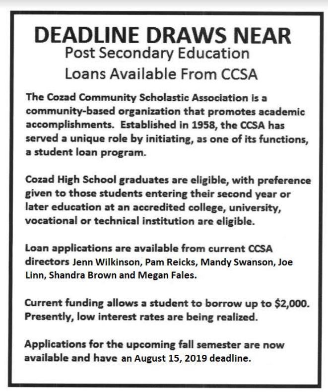CCSA Loan