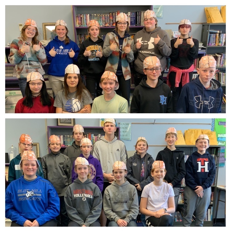 The 8th grade students prepare to read Flowers for Algernon by learning about the different parts of the brain what what each part controls.