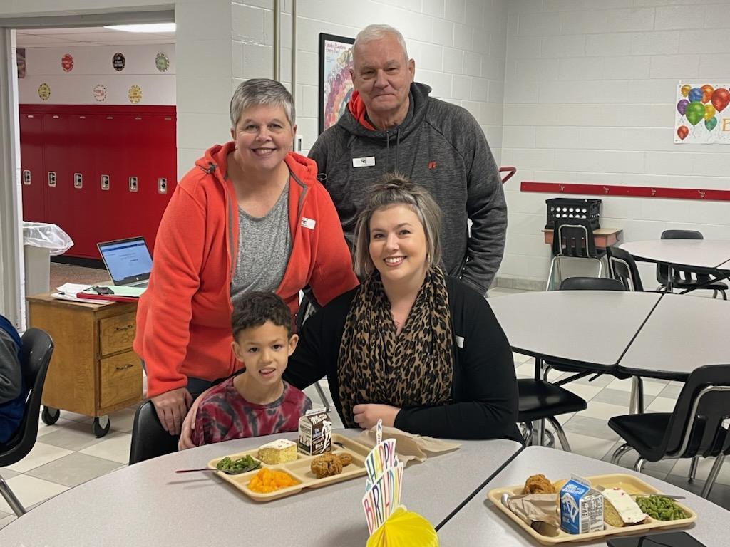 K-1 student birthday lunch