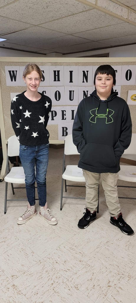 two students participating in contest