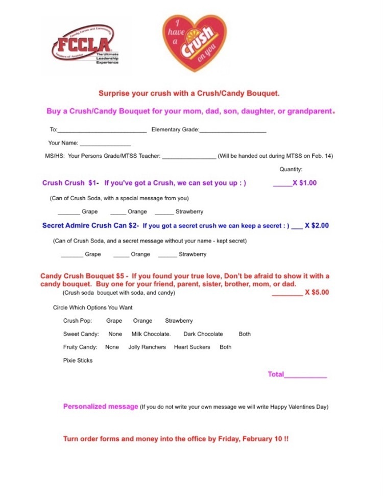FCCLA Crush Flyer
