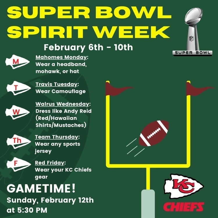 Super Bowl spirit week 