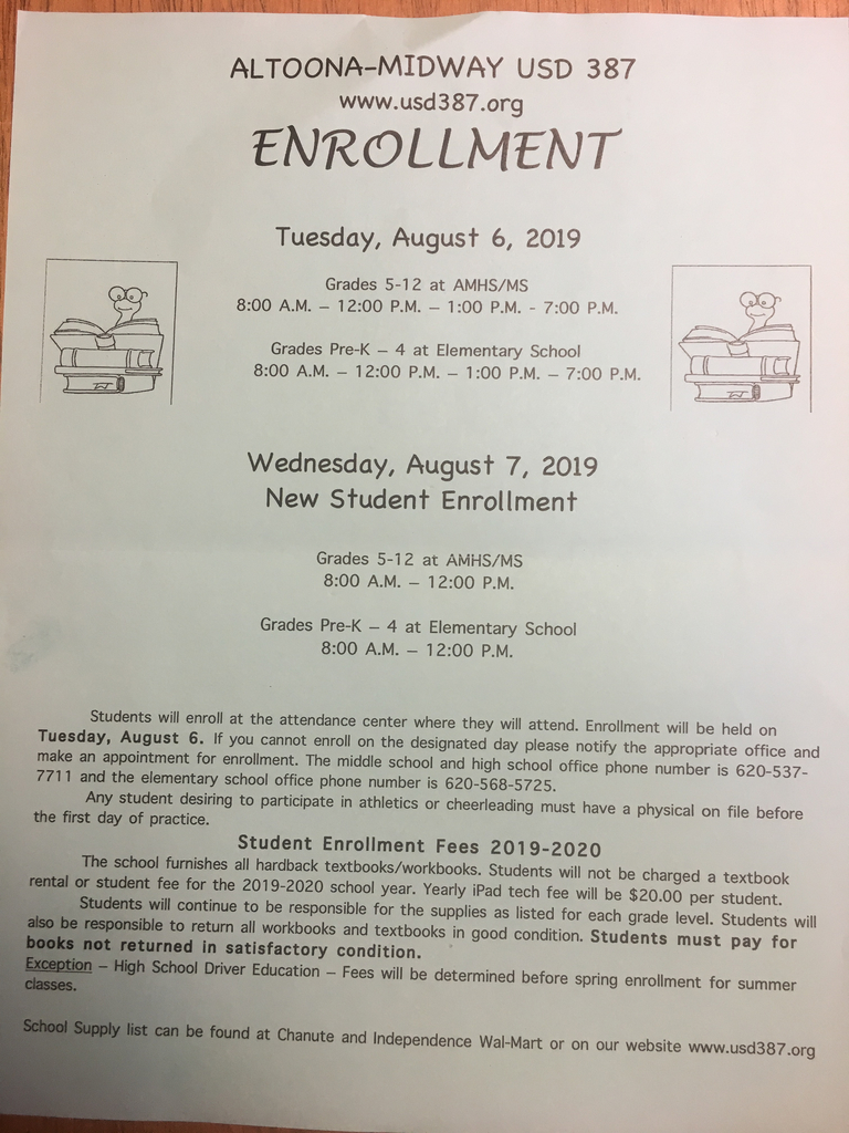 Enrollment reminder: