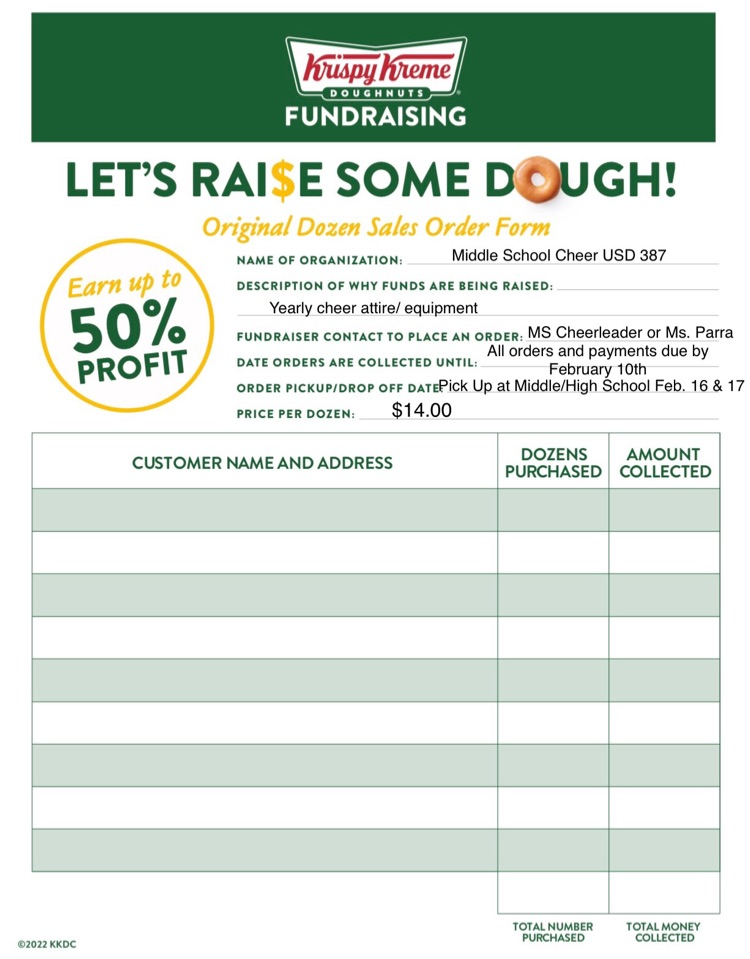 krispy kreme flyer