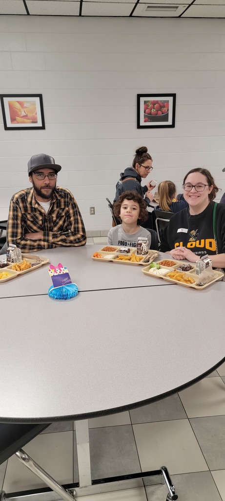 2nd-3rd students celebrating birthdays