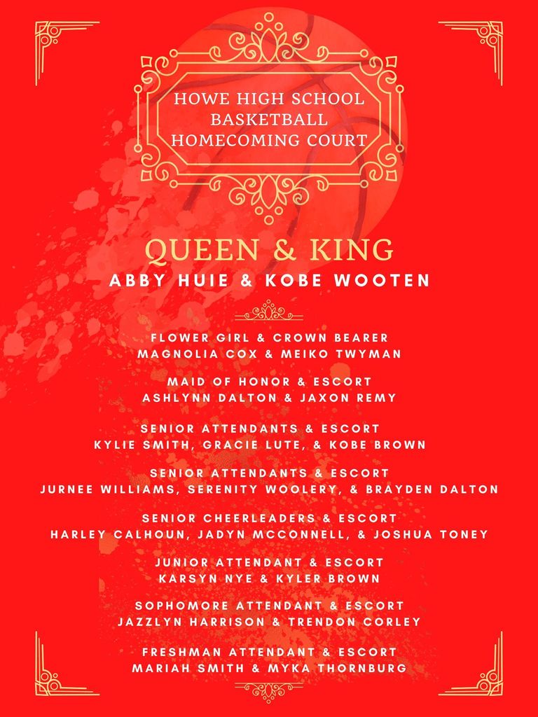 Homecoming Court 