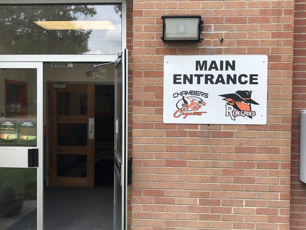 School sign