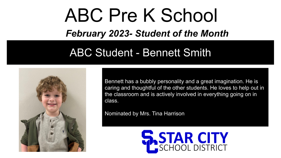 ABC Student of the Month