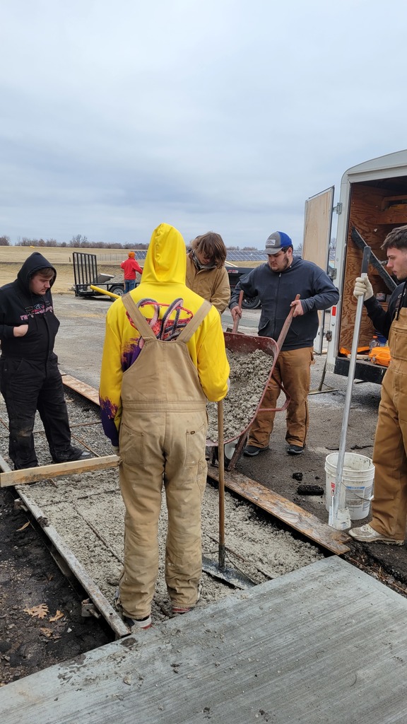 Concrete pour