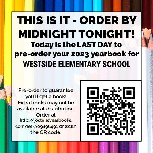 Yearbook order by midnight