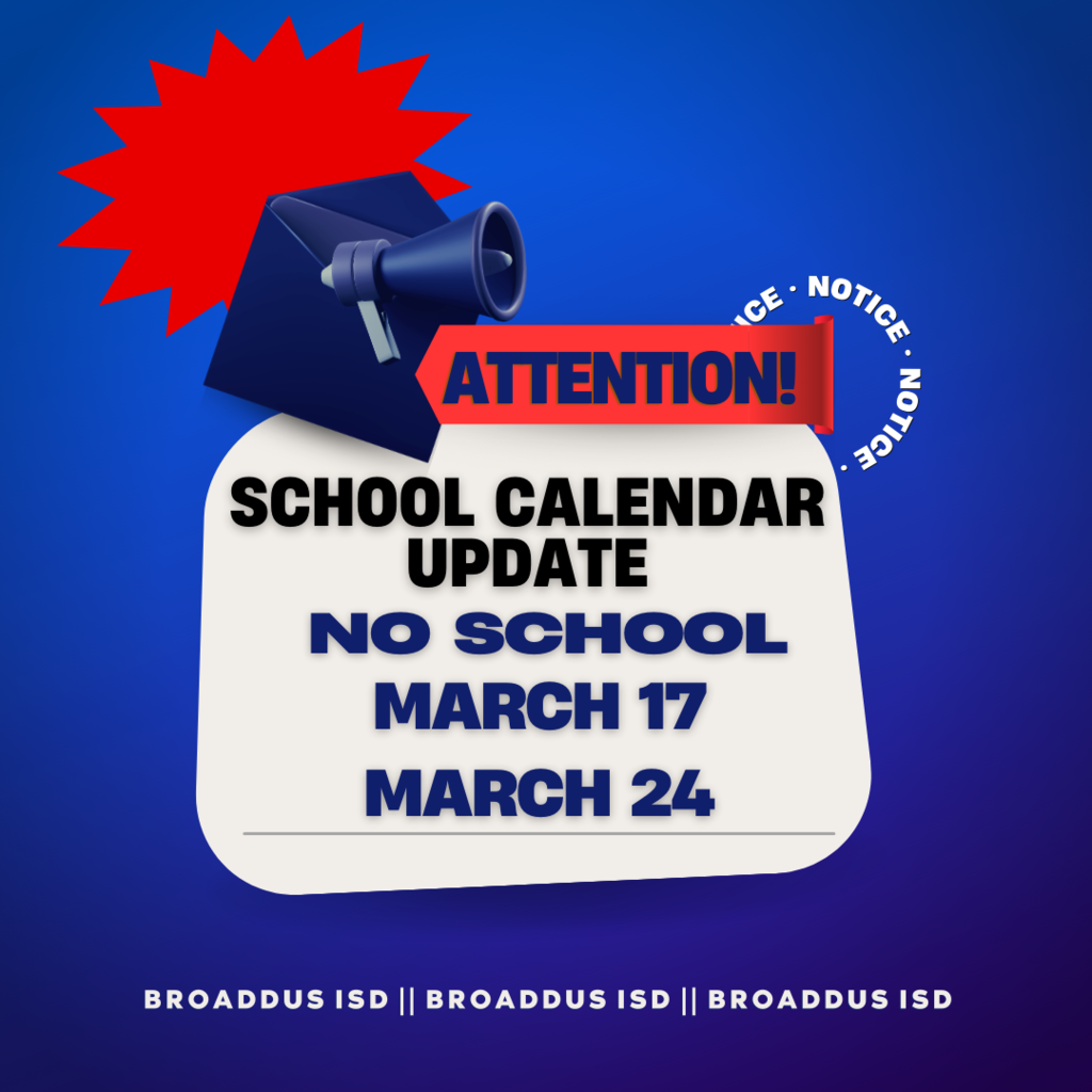 No School March 17 and March 24