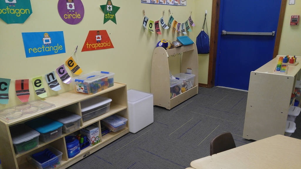 New Preschool cubbies and classroom equipment