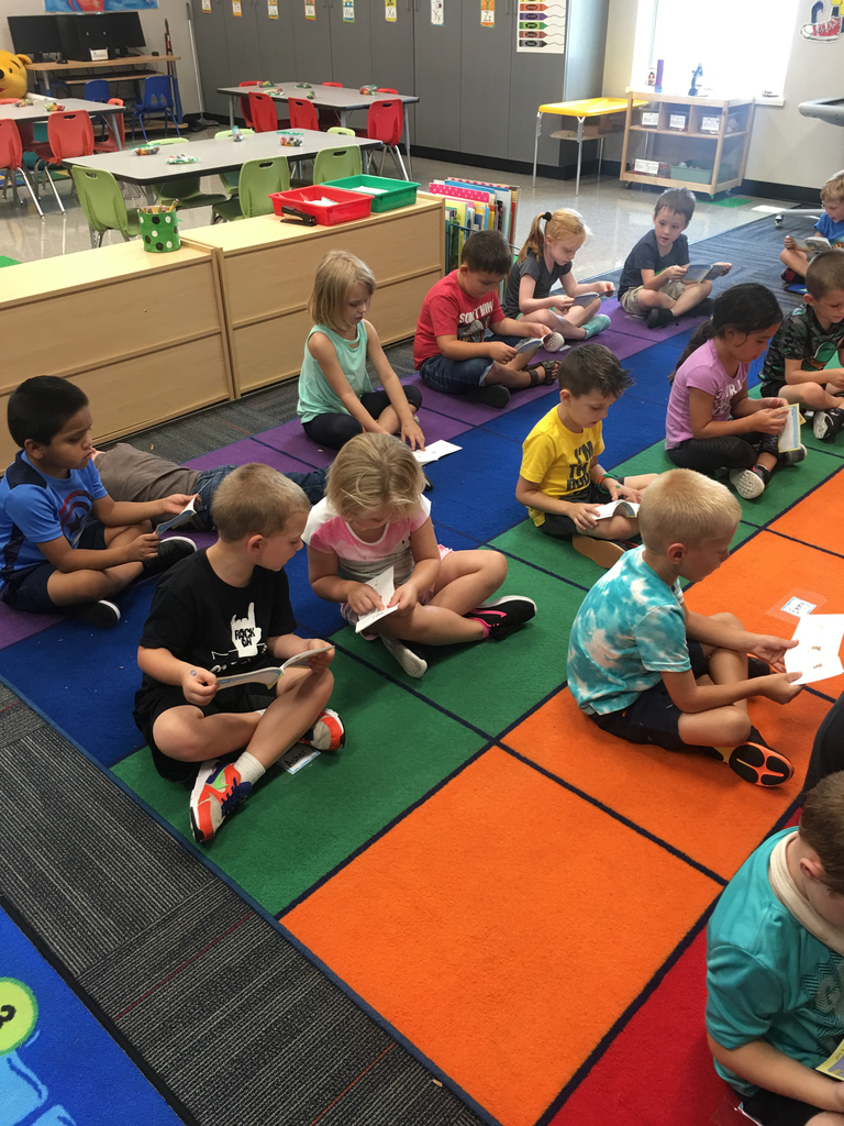 Reading our first book!