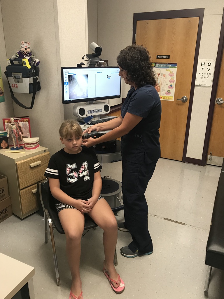 Student participating in the Telemedicine program at Howe.