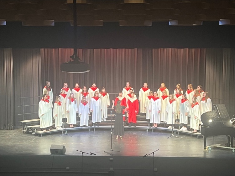 PCHS choirs sharing the love of music at the Spring concert!