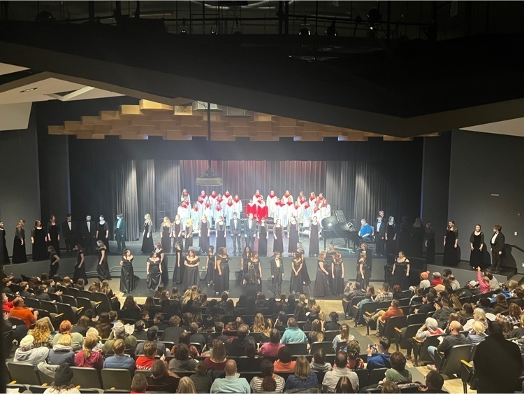 PCHS choirs sharing the love of music at the Spring concert!