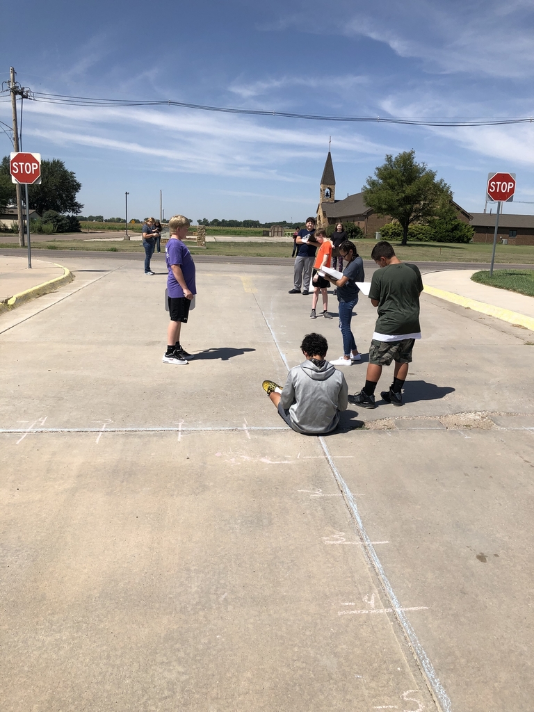 8th graders recorded coordinates from an equation.