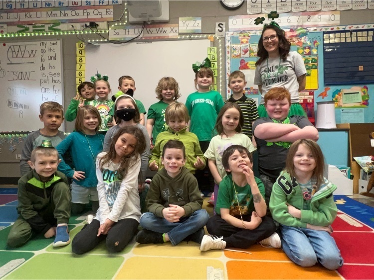 Happy St. Patrick’s Day from kindergarten! 