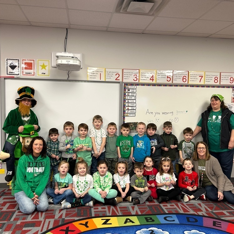 we had a lucky leprechaun visit today