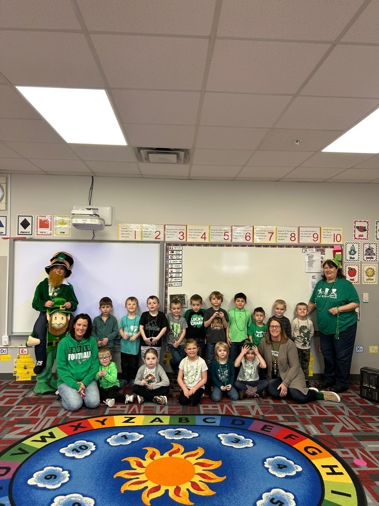we had a lucky leprechaun visit today