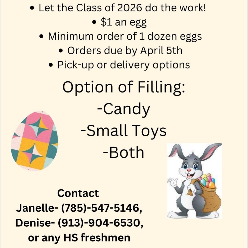 USD243 Waverly Schools Easter Fundraiser