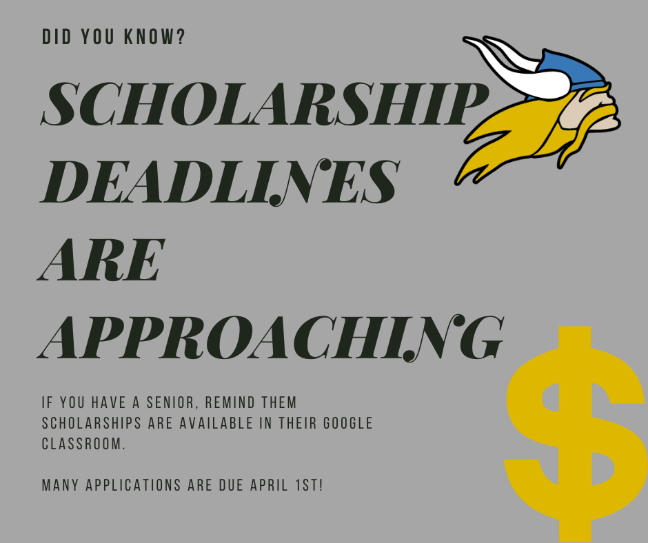 Scholarship Reminder