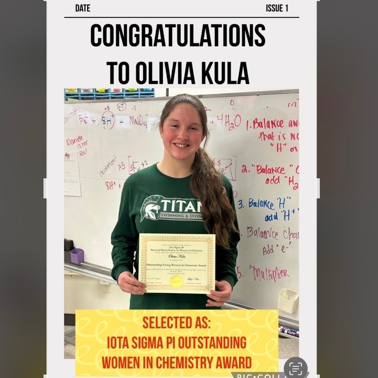 voted as one of the top chemistry students