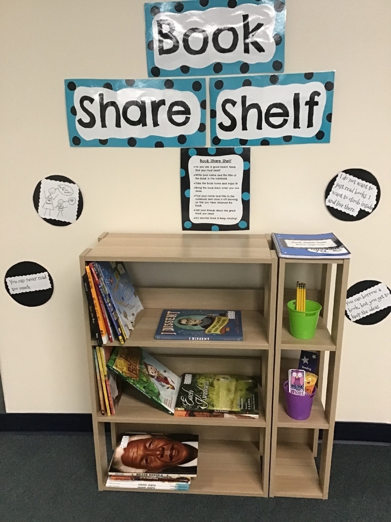 Ling's new Book Share Shelf