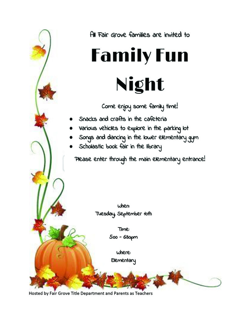 Family fun night
