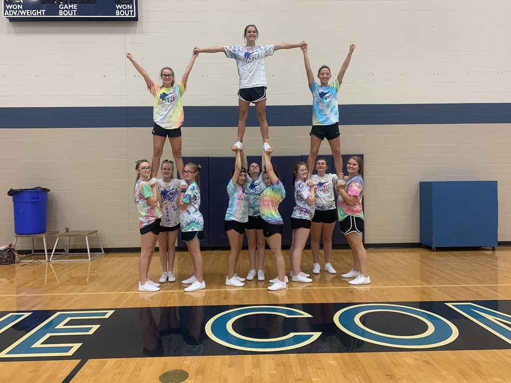 Cheerleaders @ Spirit Spreader, Chanute, KS