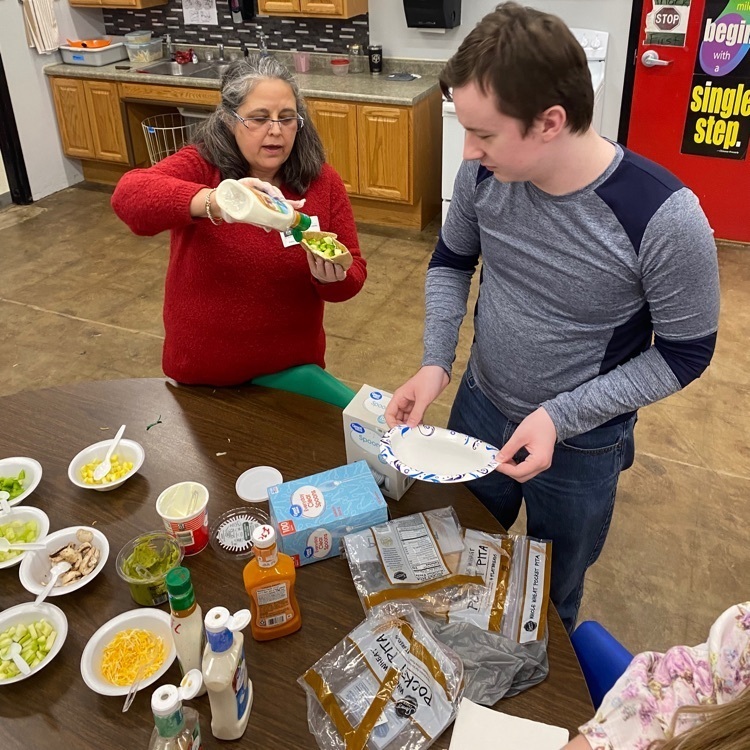 Ms. Jones explains about the importance of good nutrition and exposure to new foods.