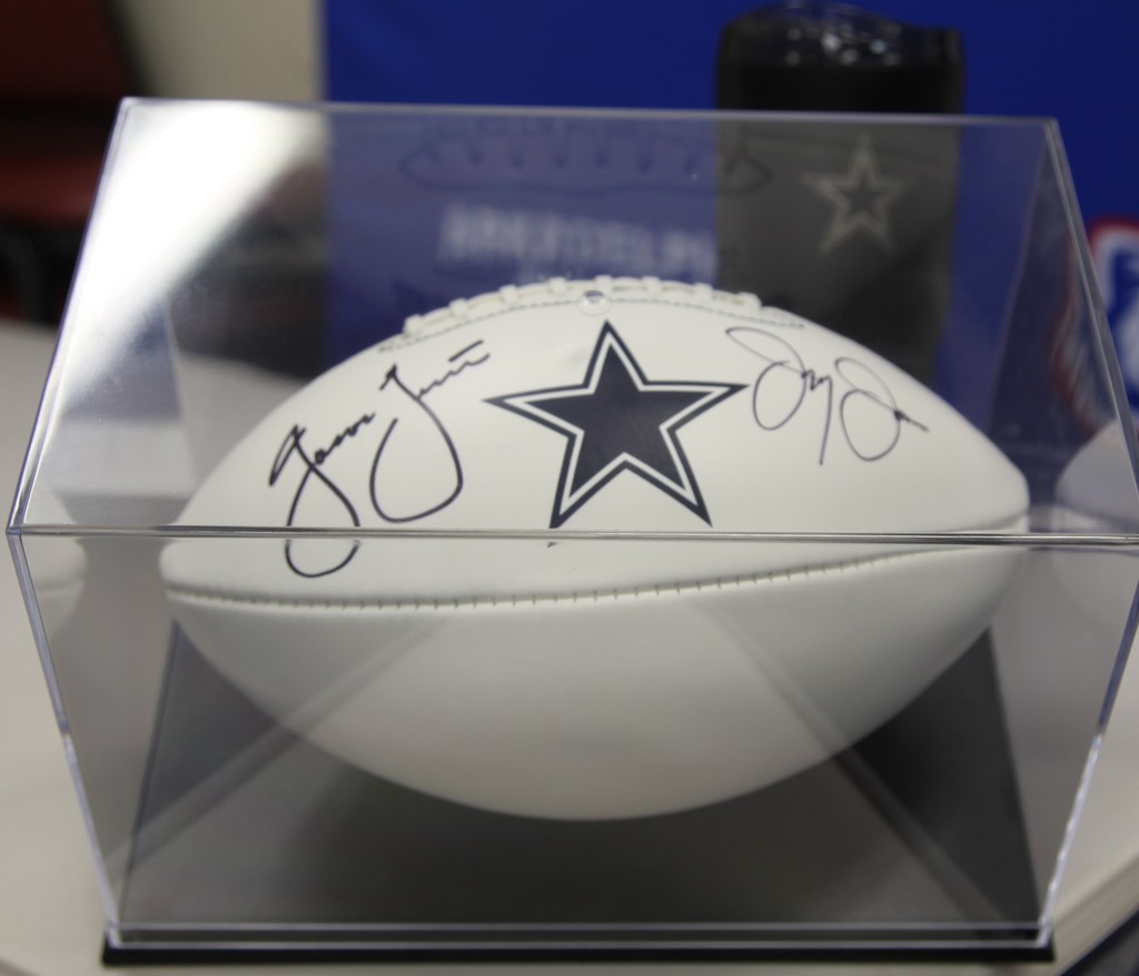 autographed football 