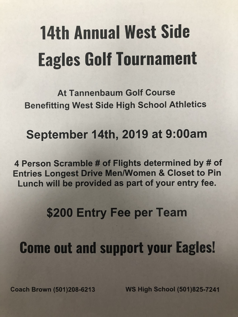 14th Annual West Side Eagles Golf Tournament