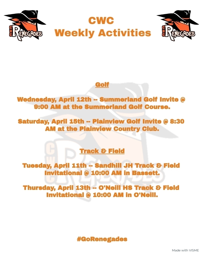 Weekly Activities