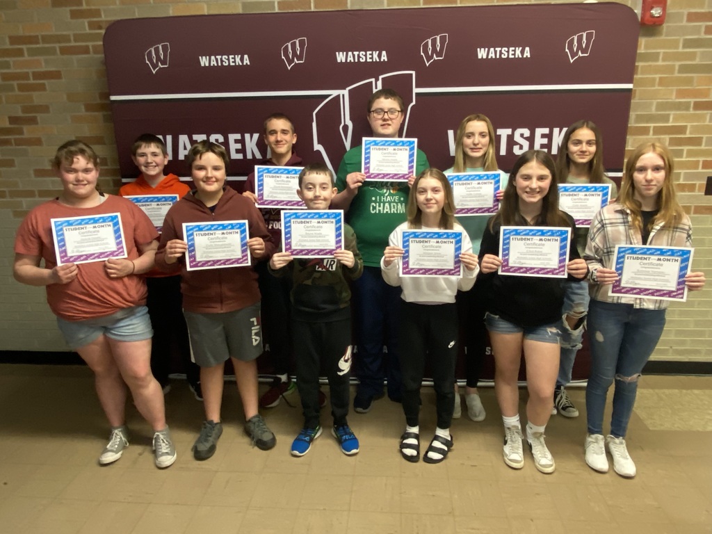 WJHS Students of the Month