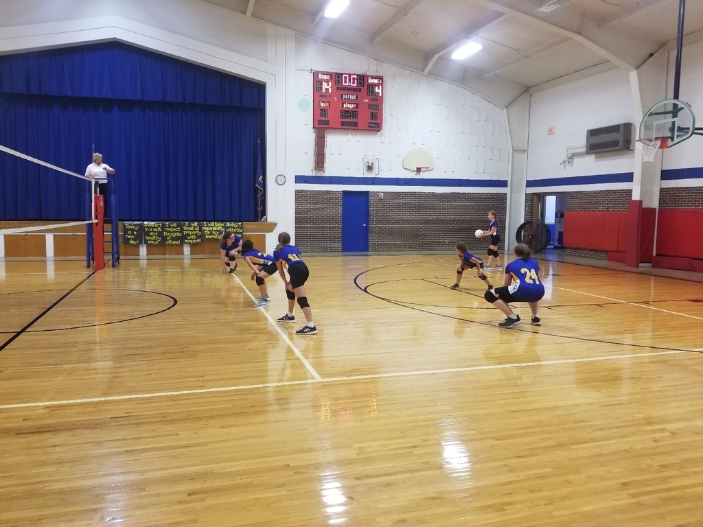 Middle School volleyball is underway