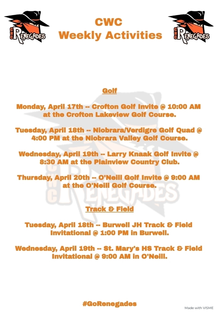 Weekly Activities