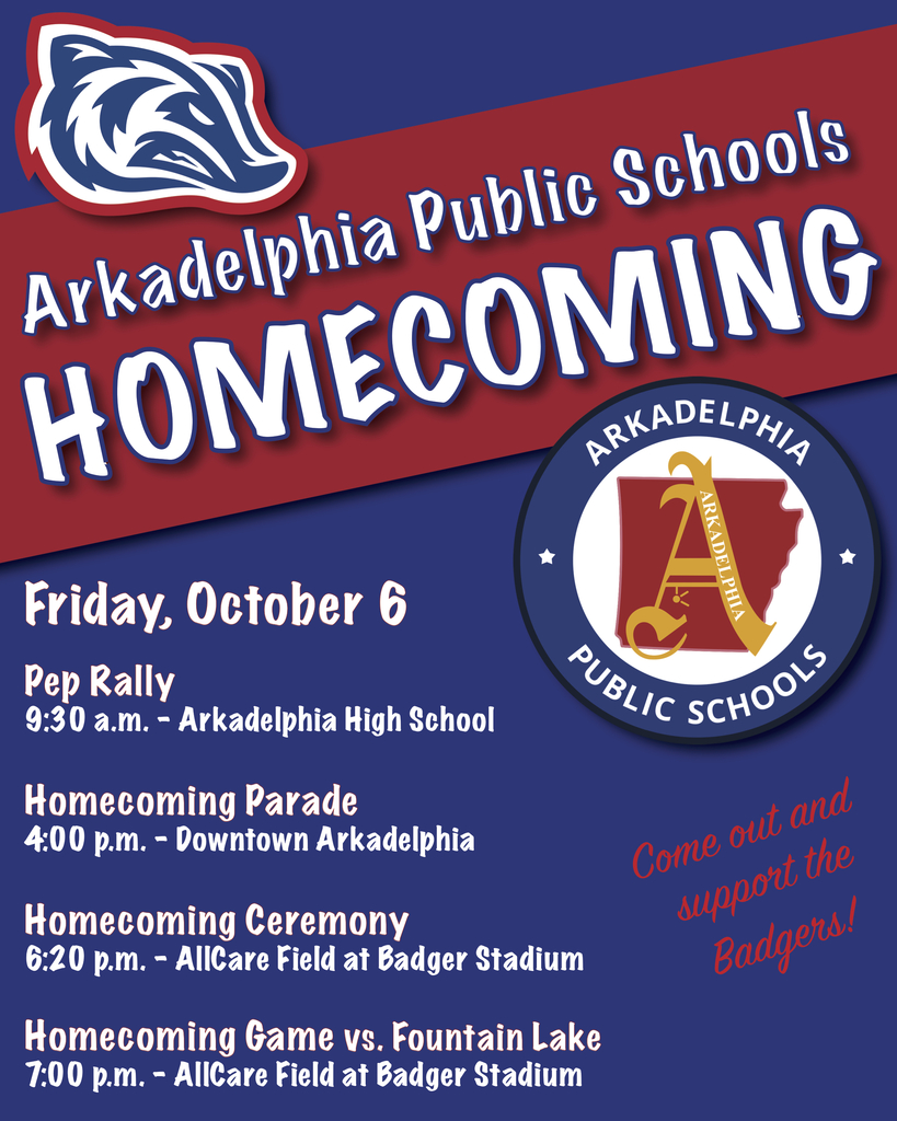 Arkadelphia Homecoming Flyer