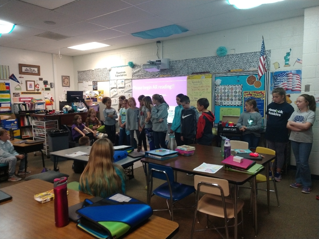 Campaigning in Mrs. Garrett's room