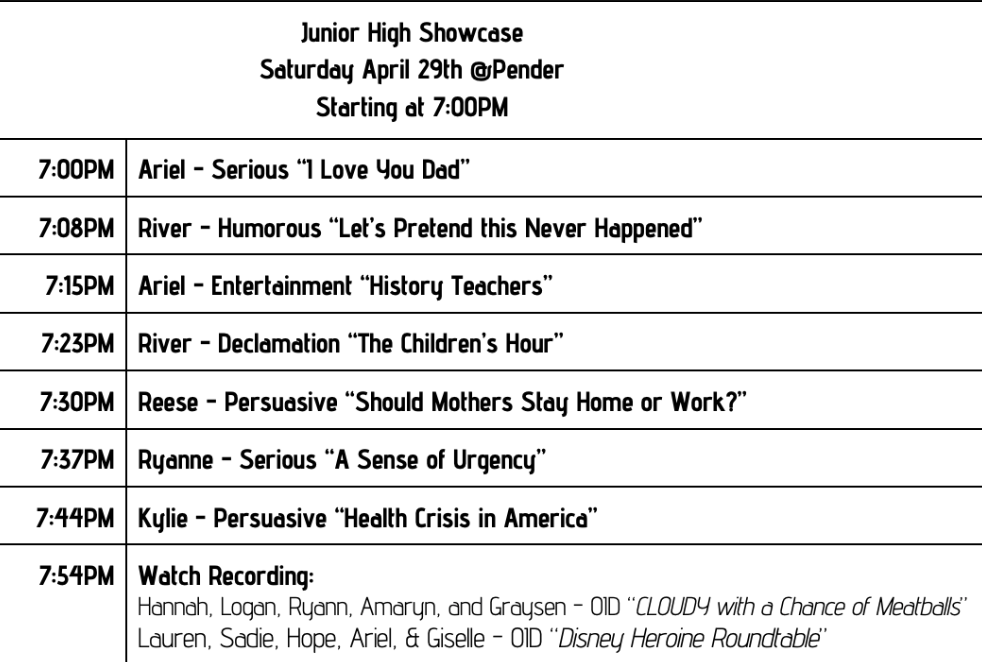 showcase