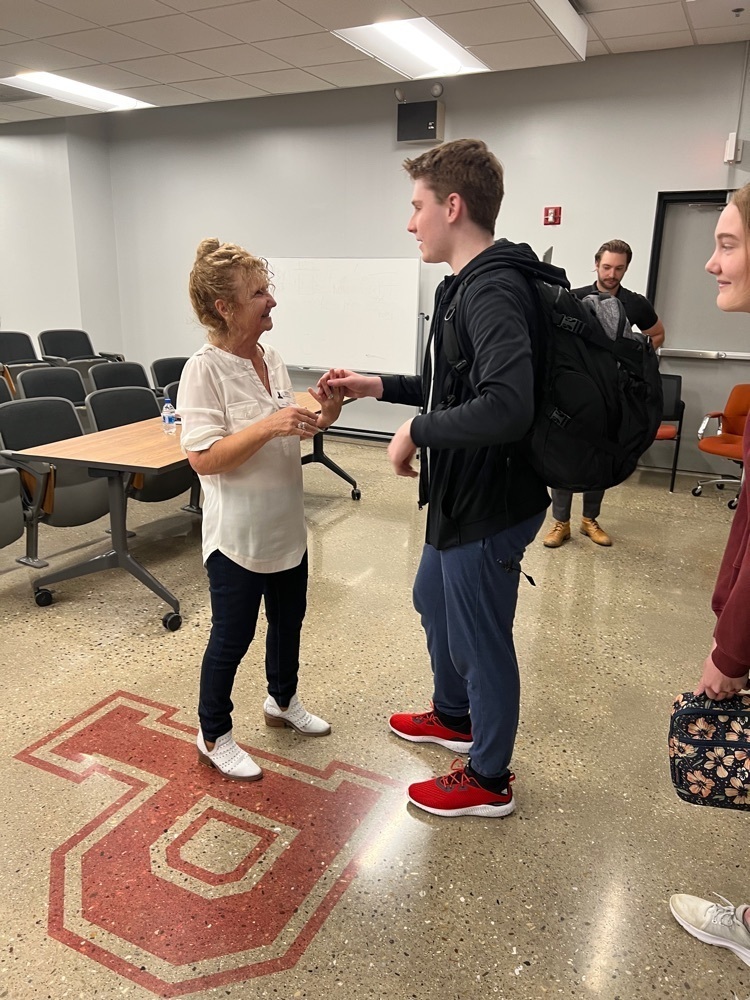 Third and fourth year Spanish students had the chance to hear from a survivor of Argentina's Dirty War. Abuela (grandma) shared her memories, experiences as well as what life is like today in her country! 