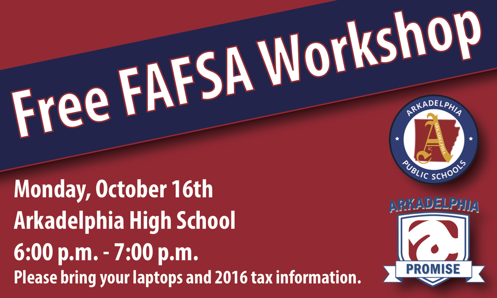 FAFSA Meeting Flyer at AHS